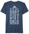 Lyric Culture Mens Baby Got Back Graphic T-Shirt royalblack S