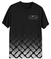 Jem Mens Ombre Controller Graphic T-Shirt black M