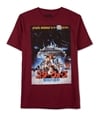 Jem Mens Rebel Base Poster Graphic T-Shirt chineseredblk S