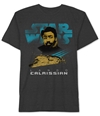 Star Wars Mens Lando calrissian Graphic T-Shirt charcoalhthr S