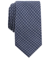 Tallia Mens Houndstooth Navy Self-tied Necktie blue One Size