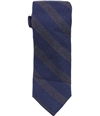 Tallia Mens Wide Stripe Self-tied Necktie navy One Size