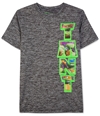 Nickelodeon Boys TMNT Vert Heathered Graphic T-Shirt blackwhite 2T