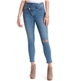 Jessica Simpson Womens Asymmetric Skinny Fit Jeans blue 24x27