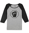 UFC Womens Fist Inside Logo Graphic T-Shirt blkgray S