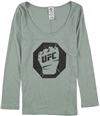 UFC Womens Glitter Logo Graphic T-Shirt green S
