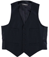 Kenneth Cole Mens Pinstripe Five Button Vest navy 40