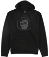 UFC Mens Distressed Logo Hoodie Sweatshirt black S