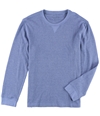 American Heritage Mens Textured LS Basic T-Shirt skyblue M