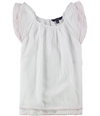 Ralph Lauren Girls Flutter Sleeve A-Line Dress