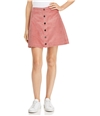 Elizabeth and James Womens Prewitt Corduroy Skirt pink 4