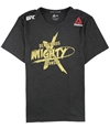 Reebok Mens Demetrious Mighty Johnson Graphic T-Shirt