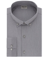 Kenneth Cole Mens Technicole Button Up Dress Shirt smokygrey 16.5