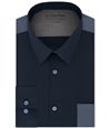Calvin Klein Mens Slim Fit Performance Button Up Dress Shirt navy 15-15 1/2