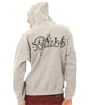 Black Scale Mens The Rebel X Script X Logotype Hoodie Sweatshirt gray S