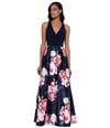 XSCAPE Womens Floral-Skirt A-line Gown Dress nro 10