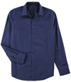 Tasso Elba Mens Foulard Button Up Shirt bluecombo S