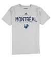 Adidas Mens Montreal Impact Training Graphic T-Shirt gray M