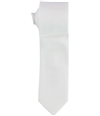 bar III Mens Sable Solid Self-tied Necktie white Classic