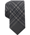 bar III Mens Glen Plaid Self-tied Necktie black One Size