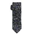 bar III Mens Takoma Floral Self-tied Necktie black One Size