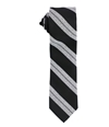 bar III Mens Munder Stripe Self-tied Necktie black One Size
