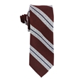 bar III Mens Munder Stripe Self-tied Necktie burgundy One Size