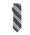 bar III Mens Munder Stripe Self-tied Necktie charcoal One Size