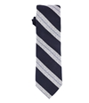 bar III Mens Munder Stripe Self-tied Necktie navy One Size