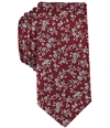 bar III Mens Farens Floral Self-tied Necktie red One Size