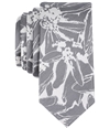 bar III Mens Totness Floral Self-tied Necktie grey One Size