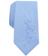 bar III Mens Wilkins Floral Self-tied Necktie blue One Size