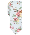 bar III Mens Yellowstont Floral Skinny Self-tied Necktie ltblue One Size