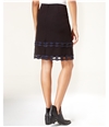 maison Jules Womens Cutout A-line Skirt deepblack 4