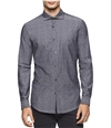 Calvin Klein Mens Cotton Button Up Shirt, TW1