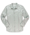 Calvin Klein Mens Solid Button Up Dress Shirt, TW1
