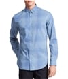 Calvin Klein Mens Infinite Non-Iron Button Up Shirt humidsky S