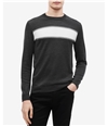 Calvin Klein Mens Chest Stripe Pullover Sweater