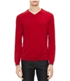 Calvin Klein Mens Extra Fine Merino Pullover Sweater celebrityred XS