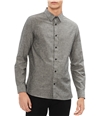Calvin Klein Mens Confetti Button Up Shirt steelcloud XS