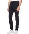 Calvin Klein Mens Side Stripe Logo Athletic Sweatpants darkblue 2XL/30