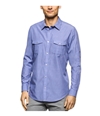 Calvin Klein Mens Rolling Button Up Shirt deepperiwinkle S
