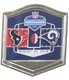 WinCraft Unisex Rams Vs Texans Preseason 2018 Pin Brooche bluered