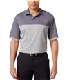 Greg Norman Mens Two Tone Embossed Rugby Polo Shirt beforedark S