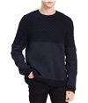 Calvin Klein Mens Mixed Media Pullover Sweater
