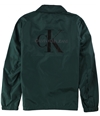 Calvin Klein Mens June Monogram Jacket darkgreen L