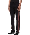 Calvin Klein Mens Striped Slim Fit Jeans blackredstri 30x32