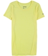 Reebok Womens Solid Basic T-Shirt yellow M
