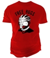 Fruit of the Loom Mens Free Hugs Graphic T-Shirt red S