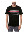 Black Scale Mens The Rebel Red Flag Graphic T-Shirt black S